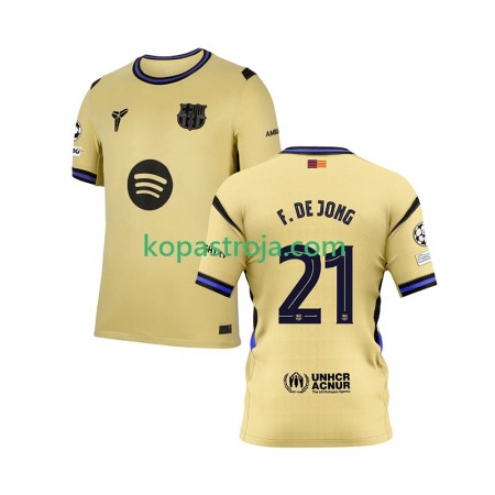 Billiga Fotbollströjor FC Barcelona Frenkie de Jong 21 UCL Borta tröja 2025/26 Kortärmad